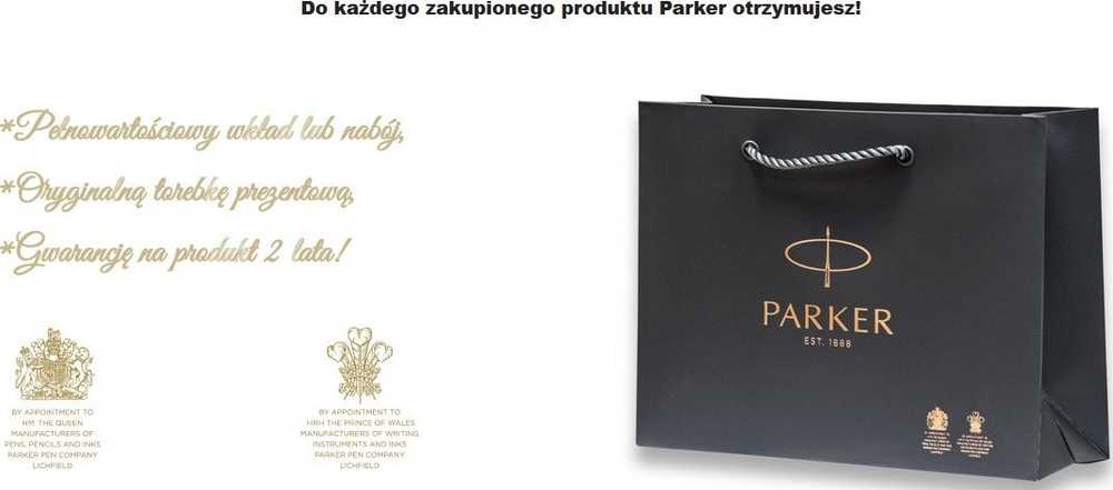 Parker Jotter Monochrome XL „Gold GT“ tušinukas blisterinėje pakuotėje – 2122758