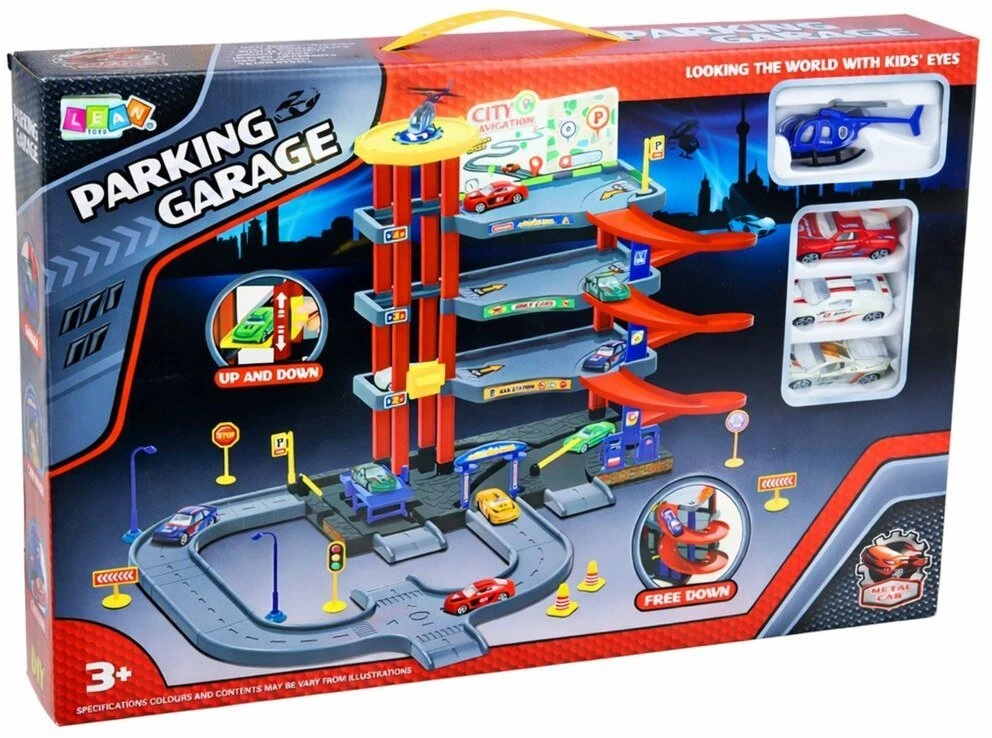Lean Toys Stovėjimo aikštelė 4 aukštai