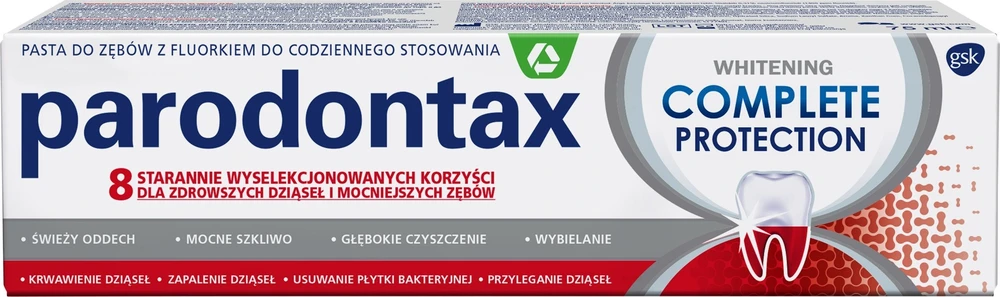 Parodontax Complete Protection Whitening dantų pasta 75ml