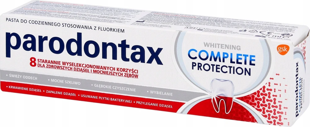 Parodontax Complete Protection Whitening dantų pasta 75ml