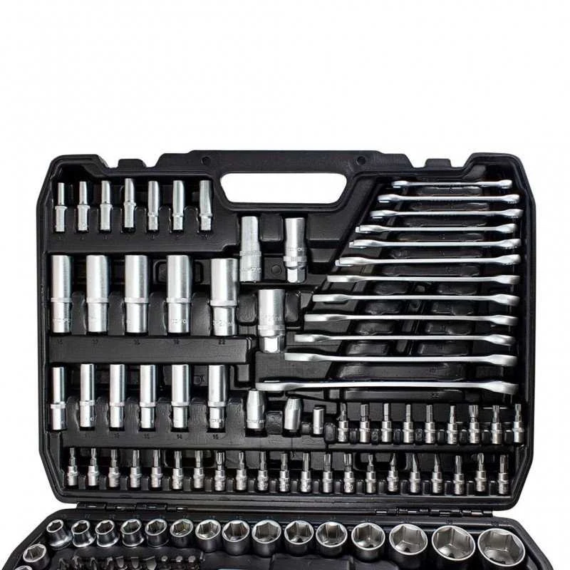 Įrankių rinkinys Partner Įrankių rinkinys 216el. 1/4", 3/8", 1/2" (6-kątnych) (4-32mm) PREMIUM