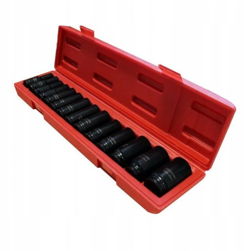 Partner Antgalių rinkinys smūginiams veržliarakčiams 1/2'' 14 vnt. (11-32mm) (6 briaunų)