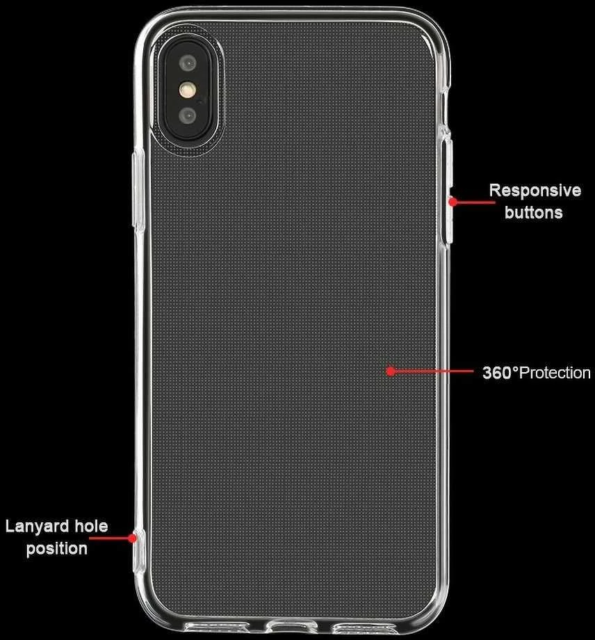 OEM dėklas, skirtas „iPhone 11 PRO“ skaidriam dėklui, 2 mm dėžutė, skaidri