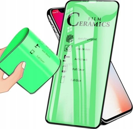 Oem 5D Full Glue Keramikinis stiklas - skirtas Samsung Galaxy A23 5G juodas