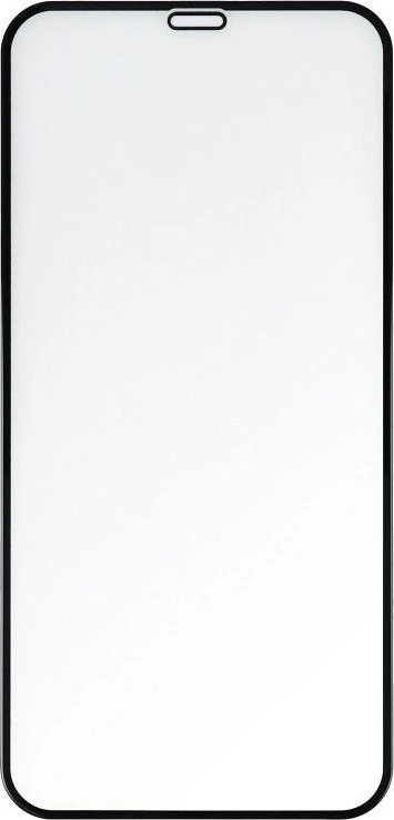 OEM 5D visiškai klijuojamas grūdintas stiklas - iPhone 14 Pro Max (MATINIS) juodas