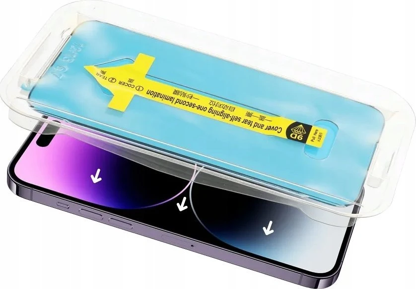 Oem 5D Full Glue Apsauginis stiklas skirtas Apple iPhone X juodas + aplikatorius