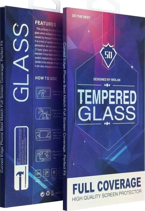 Oem 5D Full Glue Apsauginis stiklas - skirtas Xiaomi 13 Pro juodas