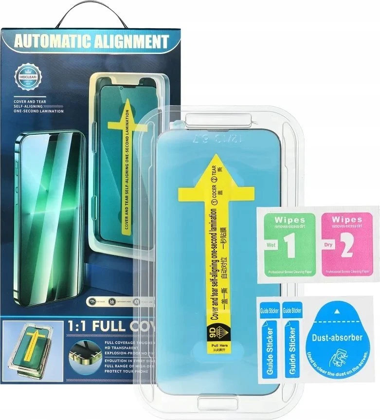 Oem 5D Full Glue Apsauginis stiklas skirtas Apple iPhone X juodas + aplikatorius