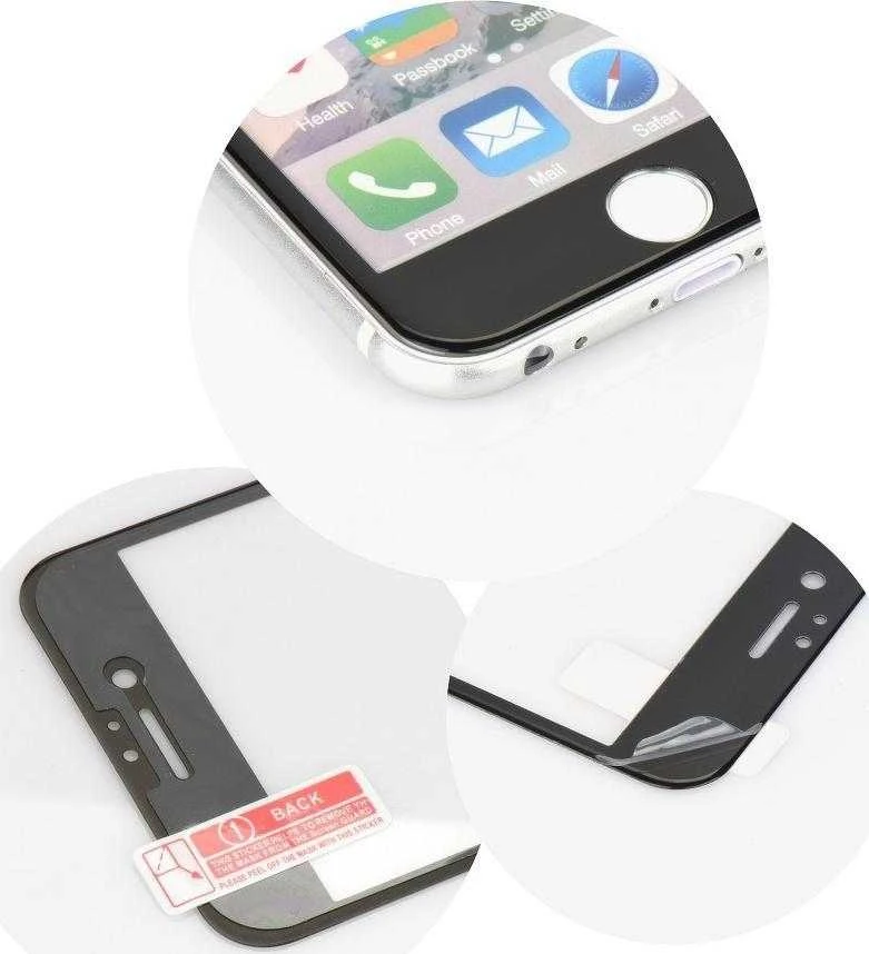 OEM 5D visiškai klijuojamas grūdintas stiklas - iPhone 13 Pro (privatumo) juodas