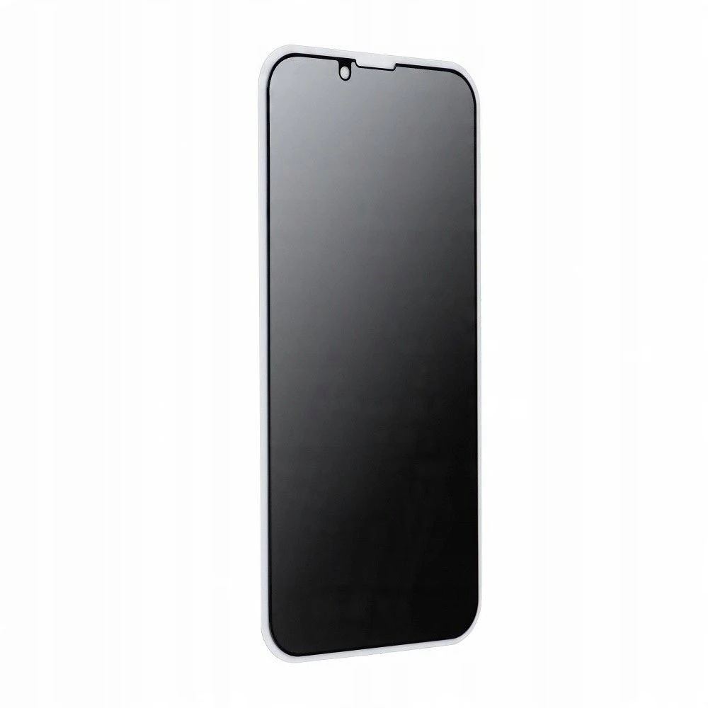 OEM 5D visiškai klijuojamas grūdintas stiklas - iPhone 15 / 16 (MATINIS) juodas