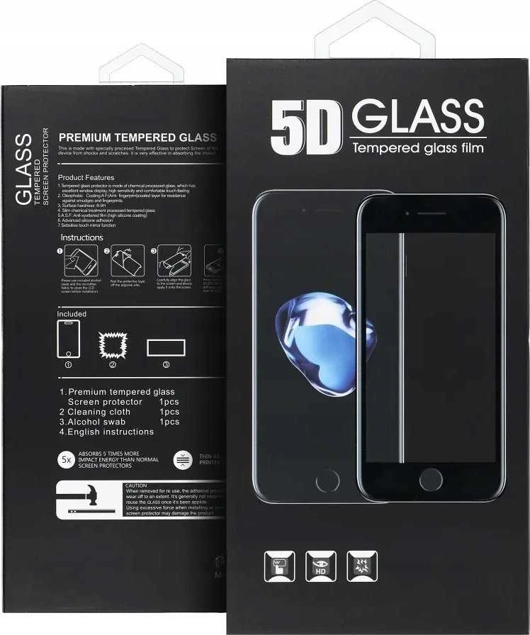 Partner Telecom Oem 5D Full Glue Apsauginis stiklas - skirtas Samsung Galaxy A56 5G juodas