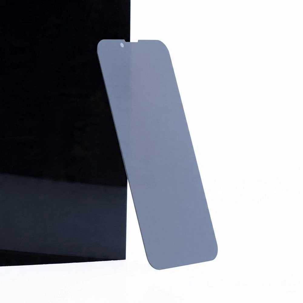 OEM 5D visiškai klijuojamas grūdintas stiklas - iPhone 15 / 16 (MATINIS) juodas