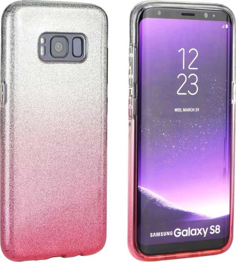 Forcell OEM dėklas, skirtas iPhone 11 PRO, blizgantis permatomas violetinis