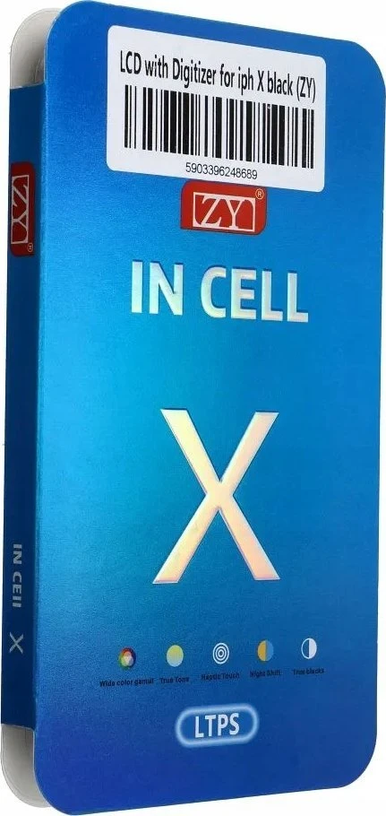 LCD ekranas iPhone X su skaitmeniniu keitikliu, juodas (ZY-LTPS)
