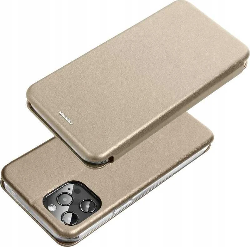 Forcell Oem ELEGANCE book dėklas skirtas Samsung Galaxy A26 aukso spalvos