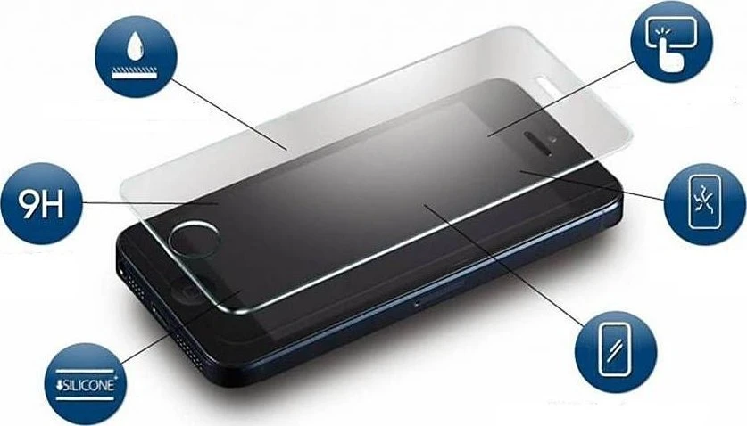 Oem LCD apsauginis stikliukas "9H" Apple iPhone 15 Pro Max