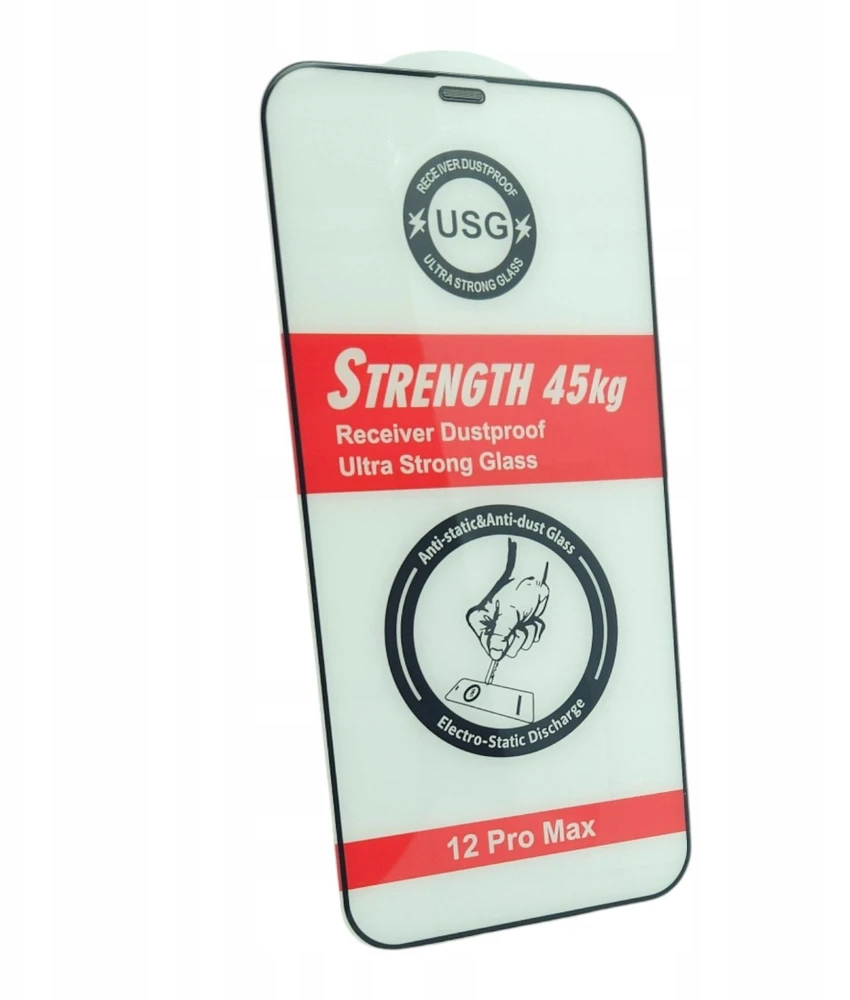 TFO „Telforceone“ grūdinto stiklo itin stiprus 45 kg grūdintas stiklas, skirtas „iPhone 12 / 12 Pro 6,1“;