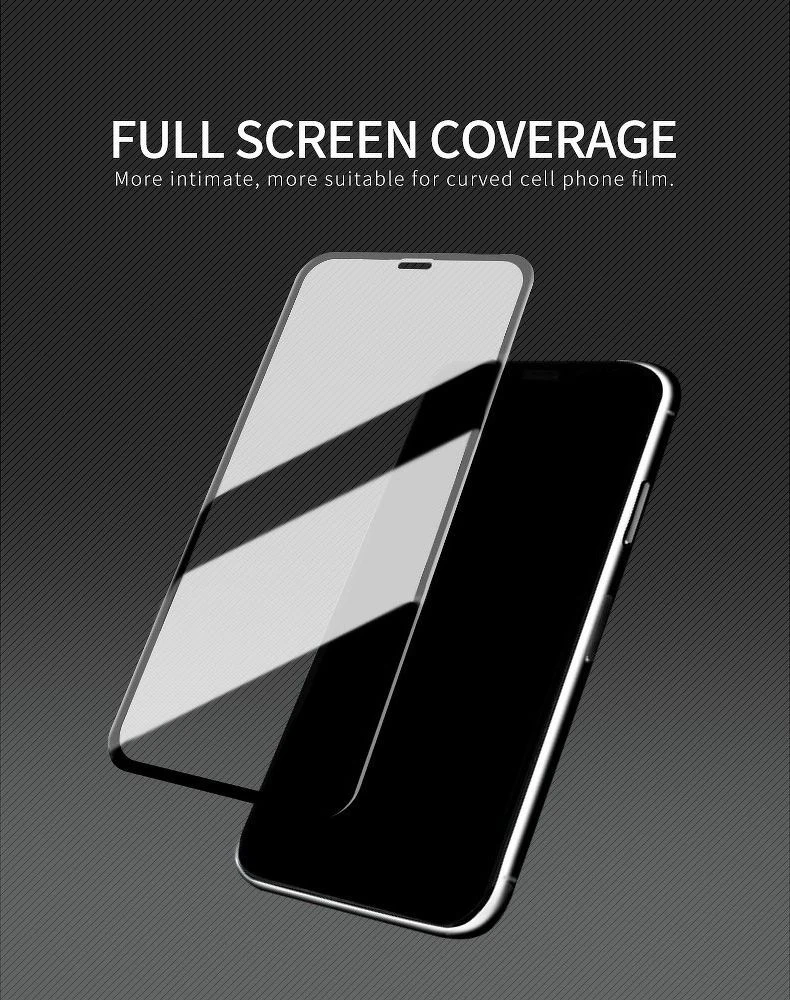 X-ONE Full Cover Extra Strong Crystal Clear – skirtas iPhone 11 grūdinto stiklo 9H