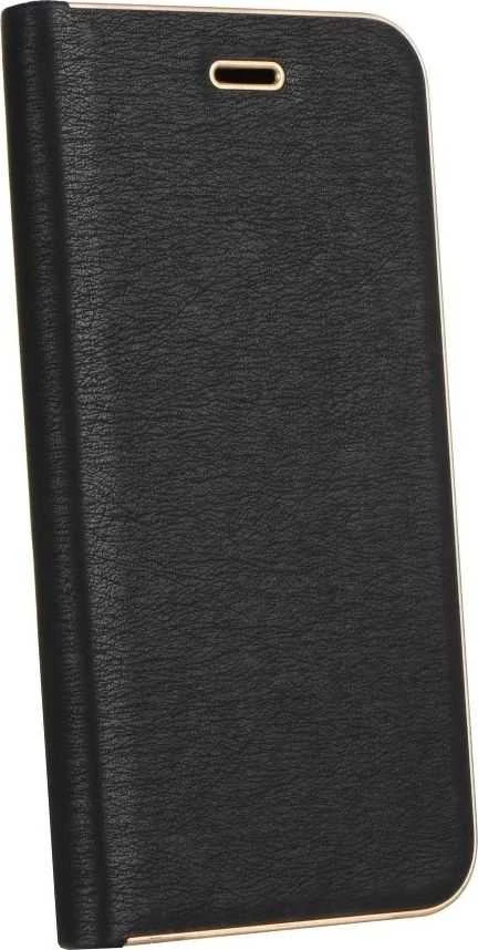 OEM atverčiamas dėklas Huawei Mate 20 LITE Luna Book auksinis juodas