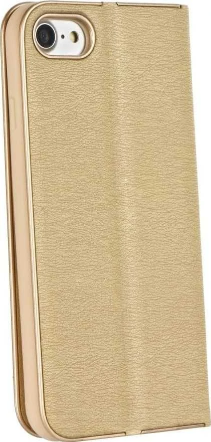 Forcell OEM atverčiamas dėklas iPhone 7 PLUS / 8 PLUS Luna Book auksinis auksinis