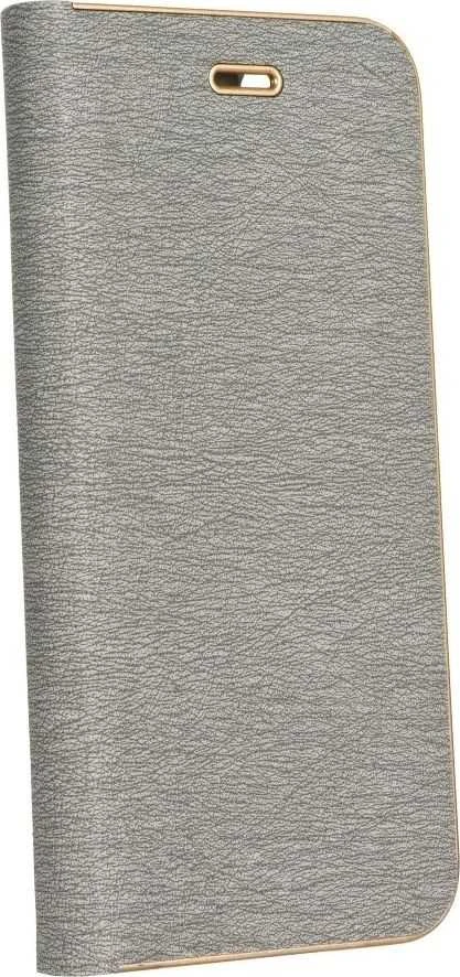 Dėklas Oem LUNA Book Gold skirtas Samsung Galaxy A51 sidabro spalvos