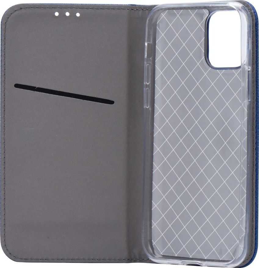 Dėklas Oem SMART CASE Book skirtas Samsung Galaxy J3/J3 2016 mėlynos spalvos mėlynos spalvos