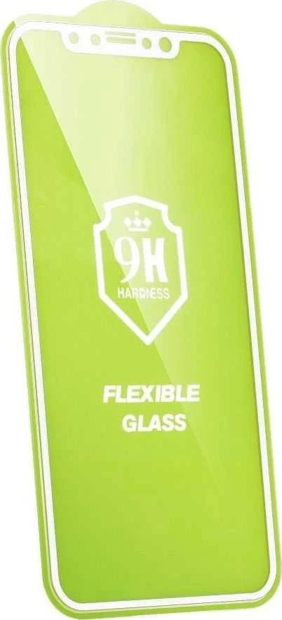 Bestsuit Flexible Hybrid Glass 5D skirtas Apple iPhone 7/8/SE 2020 baltas