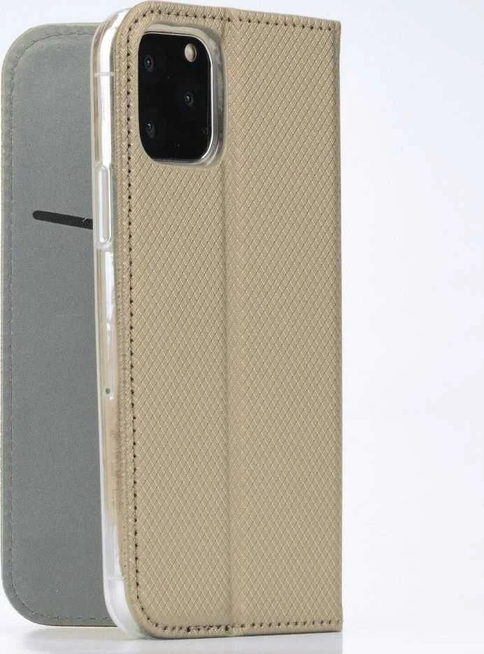 Dėklas Oem SMART CASE Book skirtas Samsung Galaxy J5 2016 aukso spalvos