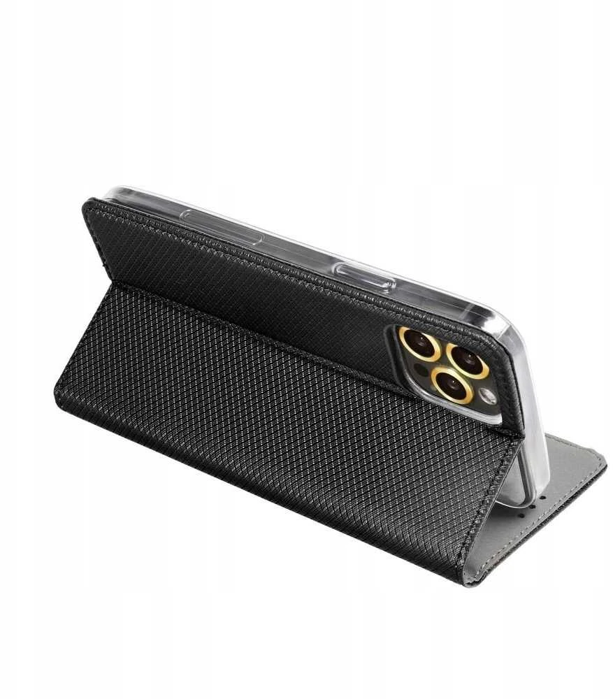Dėklas Oem SMART CASE Book skirtas Samsung Galaxy S25 juodos spalvos