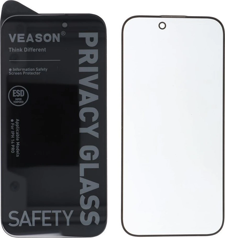 6D Pro Veason Privacy Glass - for Iphone XS Max / 11 Pro Max juodas