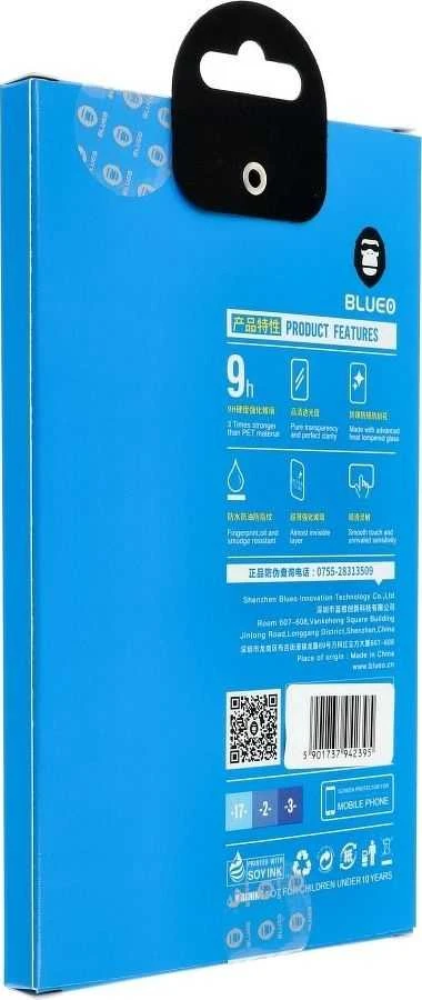Blueo 5D Mr. Monkey Glass – Apple iPhone 12 / 12 Pro juodas (stiprus matinis)