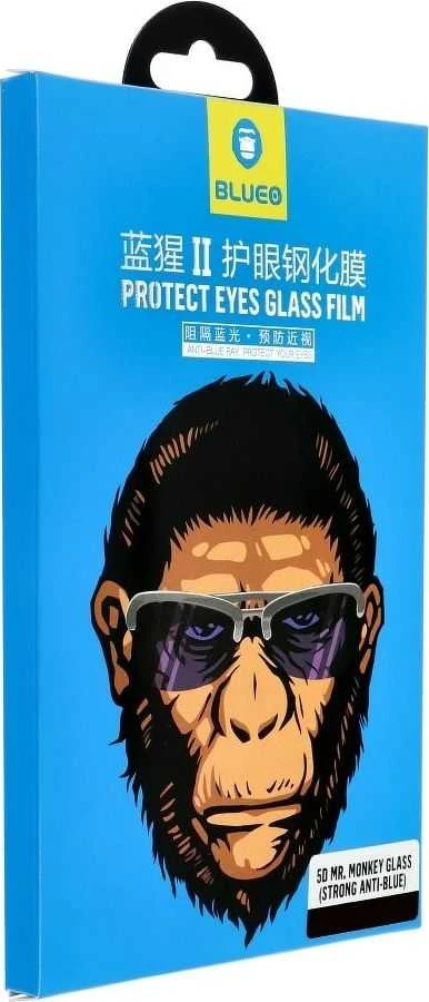 Blueo 5D Mr. Monkey Glass – Apple iPhone 12 / 12 Pro juodas (stiprus matinis)