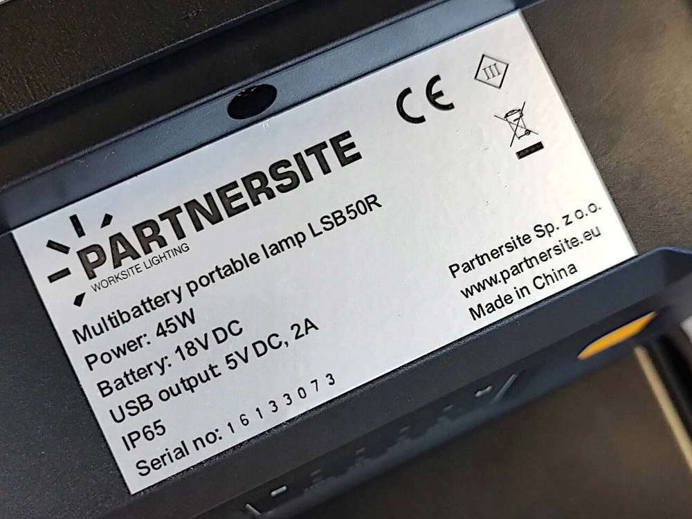 Partnersite LAMPA PRZENOŚNA LED 45W 4500LM AKU. MILW. BOSCH MAKITA DEWA.