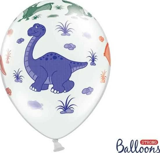 Party Deco Balionai "Dinozaurai" 30cm 6 vnt