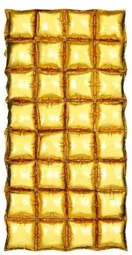 Party Deco Folinis balionas-siena auksinės spalvos 55x110cm