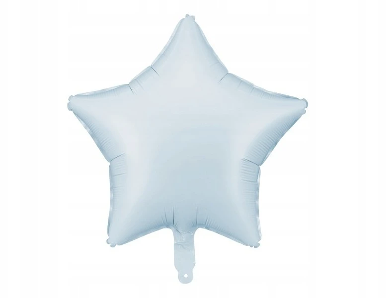 Party Deco PartyDeco žvaigždės formos folijos balionas, 48 cm, miglotai mėlynas, 75887