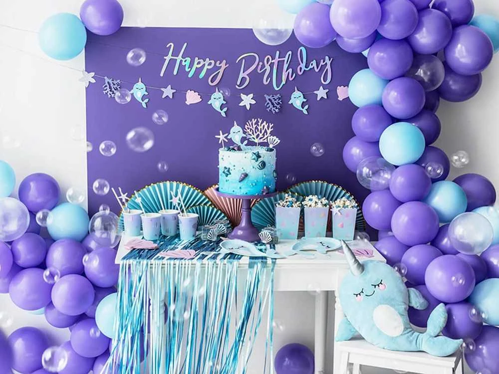 Party Deco PartyDeco Folinis balionas "Narvalas"