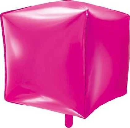 Party Deco Folinis balionas Cubic 35*35*35cm rausvas