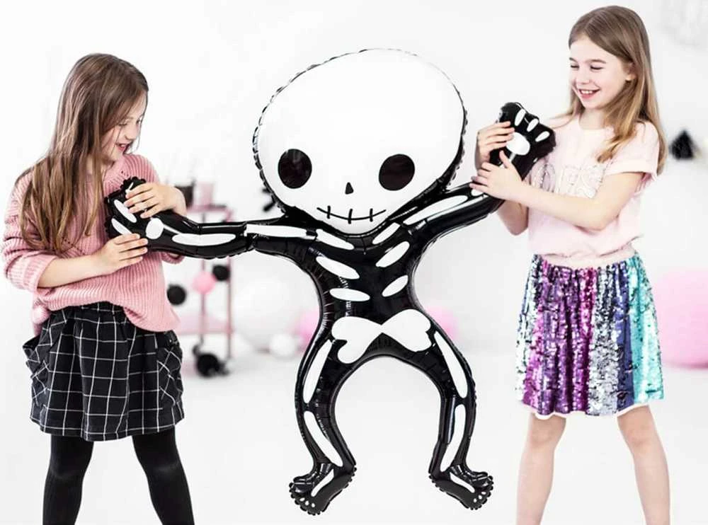 Party Deco Forminis folinis balionas "Skeletas" (84x100cm)