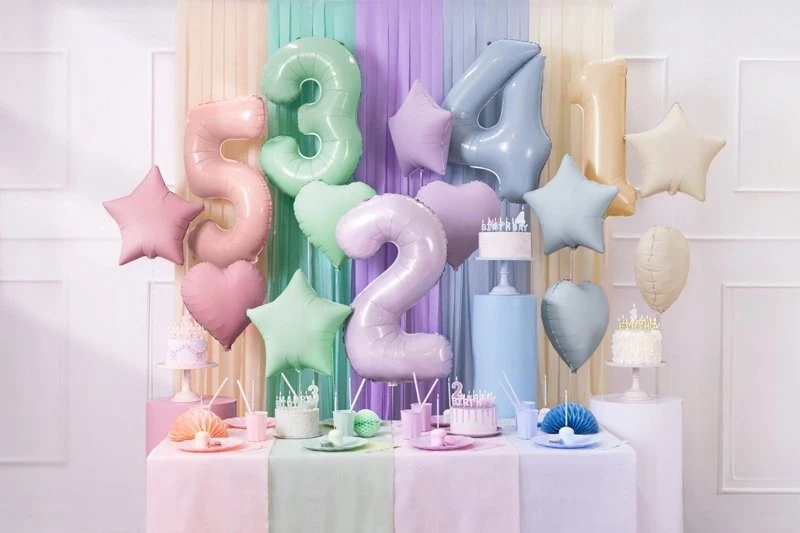 Party Deco PartyDeco balionas, folijuotas, širdelė, 45 cm, žalia FB9T-012 75832