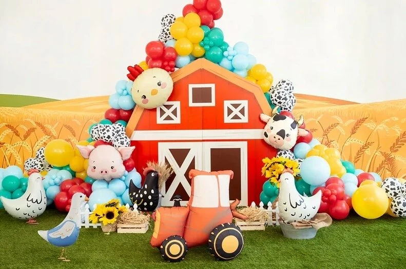 Party Deco PartyDeco balionų folija 61x36cm mišri FB368 71223