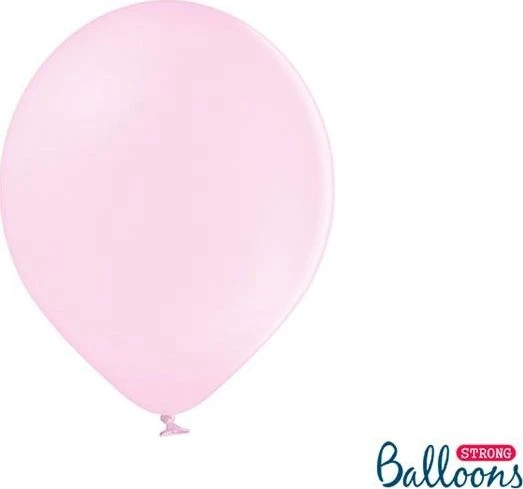 Šviesiai rožinis metalizuotas balionas 30 cm