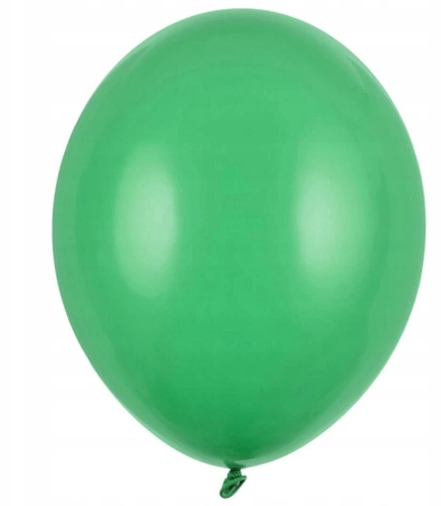PartyDeco Stiprūs balionai Smaragdo žali 30 cm, 50vnt