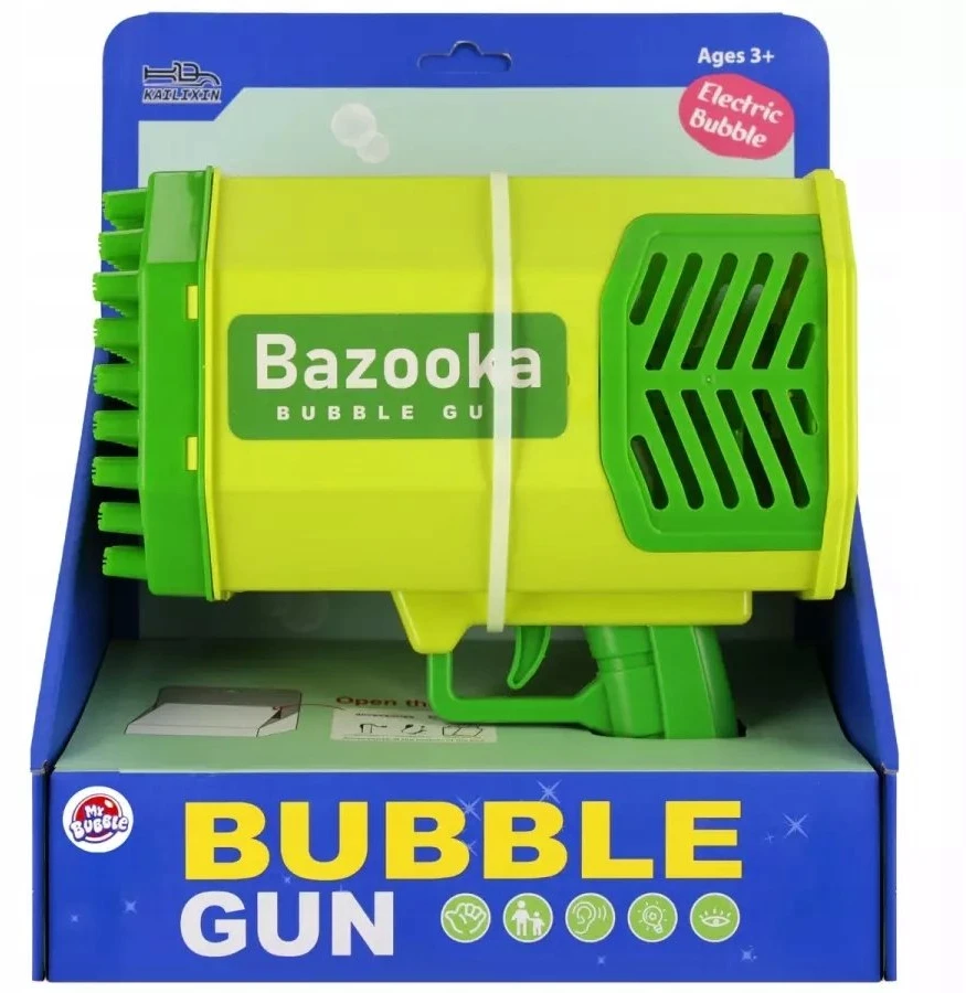 Party Deco MUILO BURBULŲ PISTOLETAS B/O 100ML 24X29X14 MYB WB 18