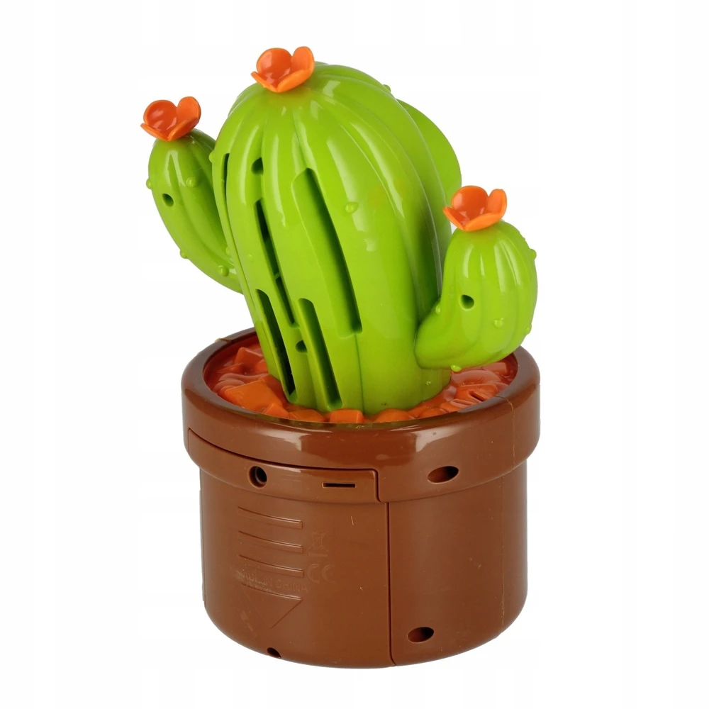 Party Deco MUILO BURBULŲ MAŠINĖLIS B/O 80ML KAKTUSAS 14X22X11 36/72