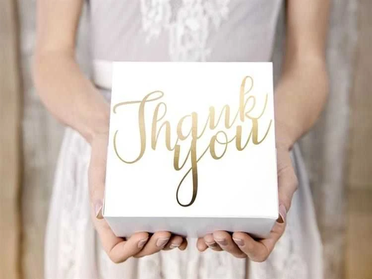 Party Deco Dėžutės pyragaičiui "Thank You" 10 vnt 14*8,5*14cm