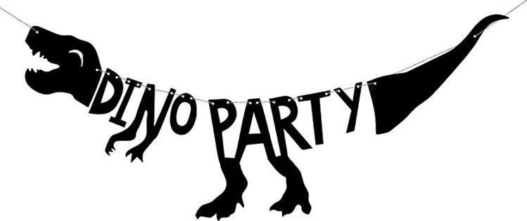 Party Deco PartyDeco GRL40, Juosta, Popierius, Juoda, Vakarams, Sieninis, 900 mm