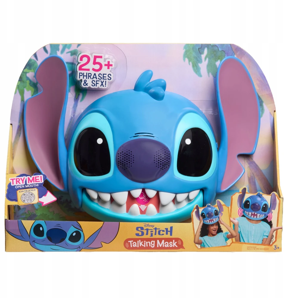 Spin Master Disney Stitch filmo kalbanti kaukė