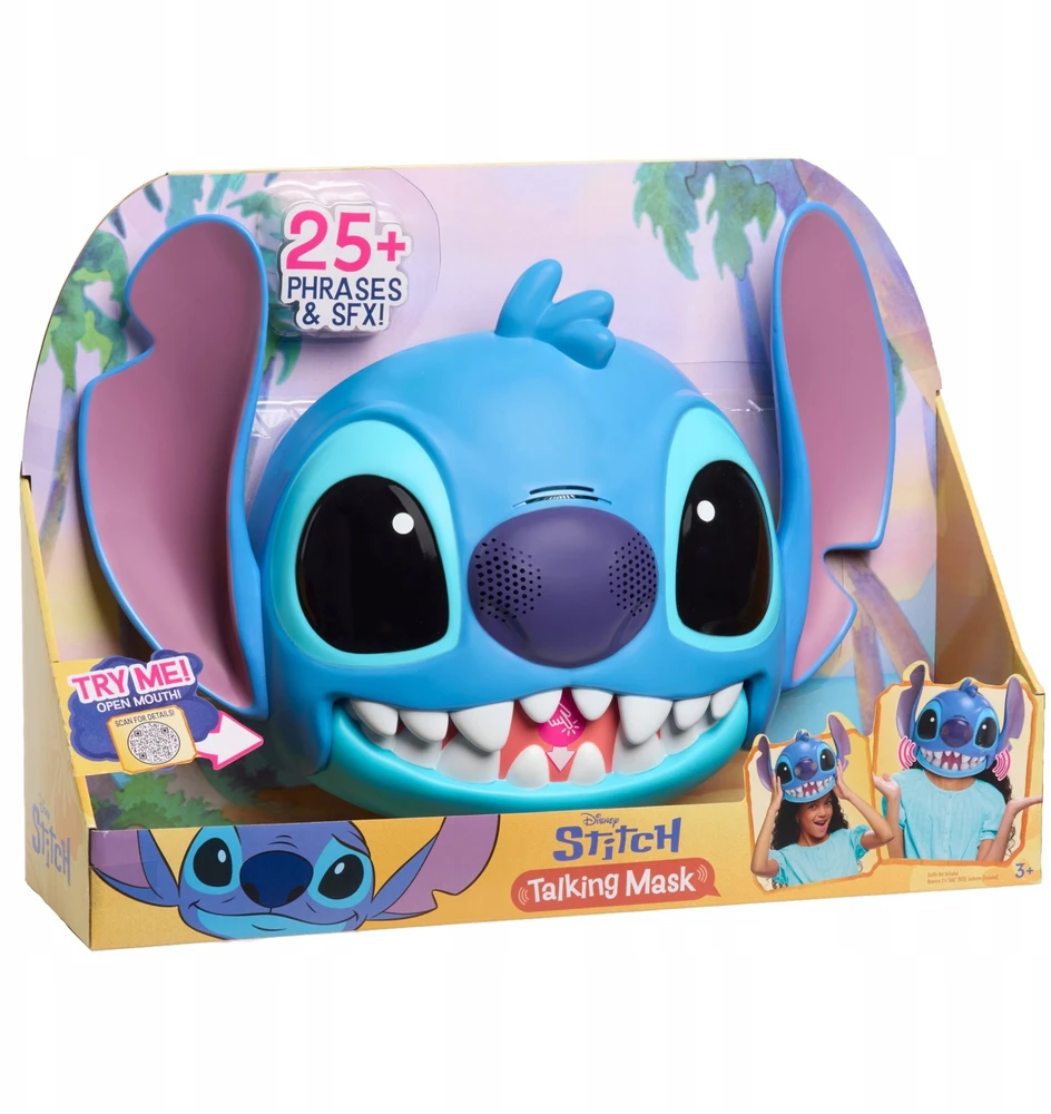 Spin Master Disney Stitch filmo kalbanti kaukė