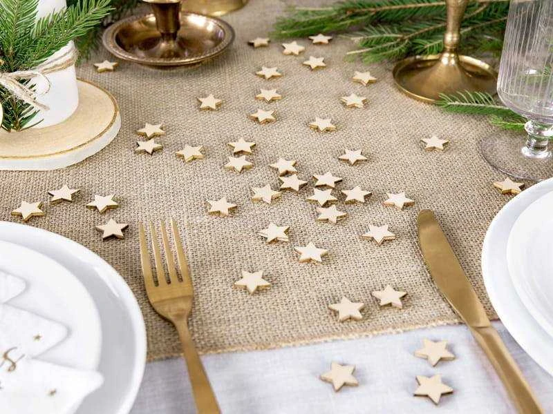 Party Deco Konfeti "Žvaigždutės" medinės